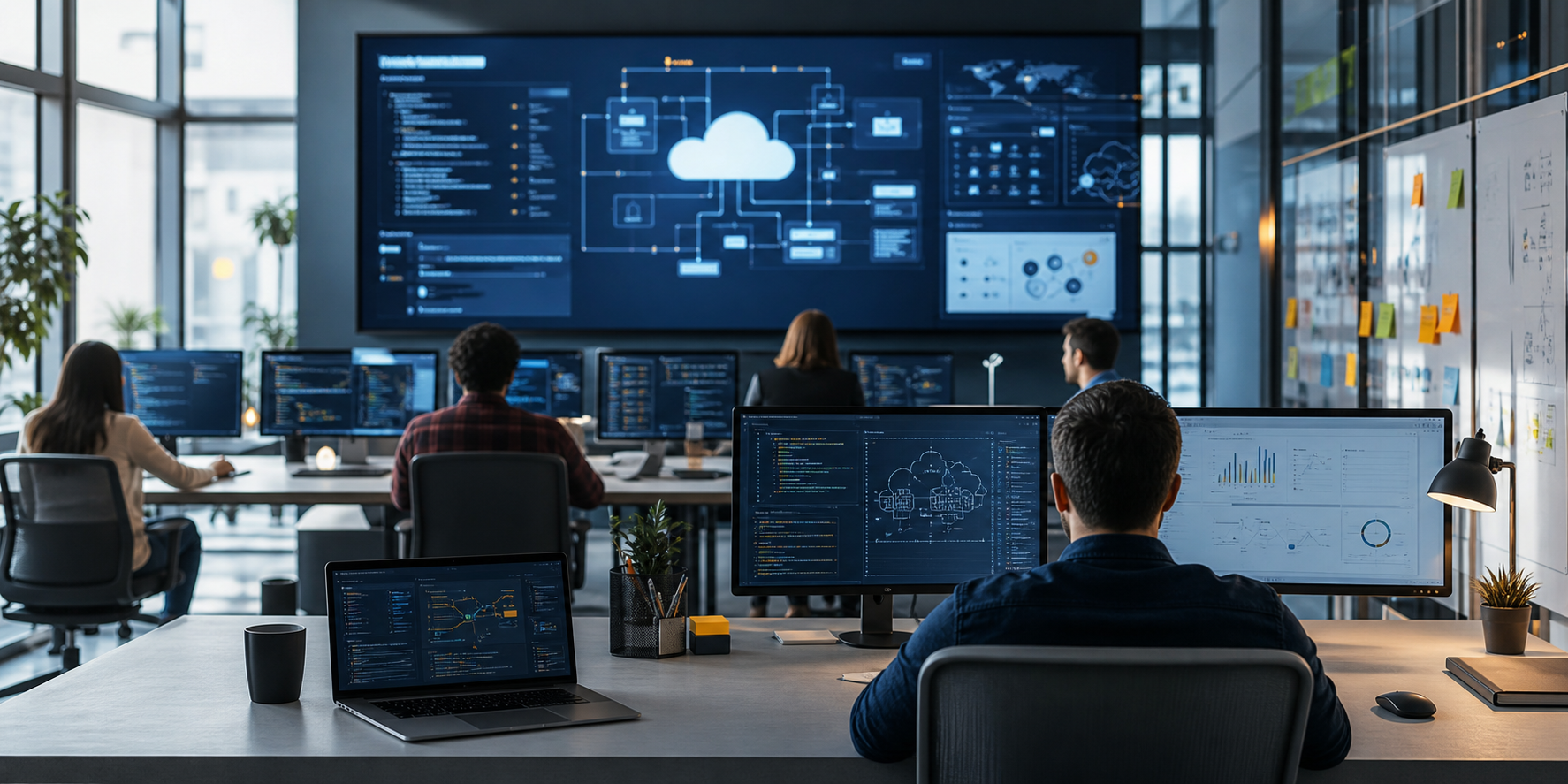 Andgate Technologies product engineering workspace with SaaS, AI and cloud systems